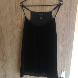 Velvet Black Tank Top